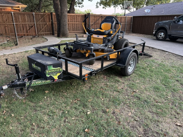 Cub Cadet Ultima Z250 zero-turn mower for rent in Mansfield, TX — Frontier Trailer Rentals