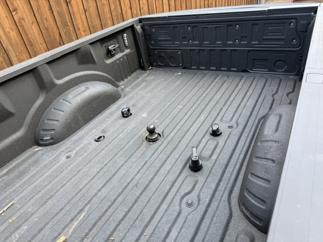 F-350 dually truck bed with gooseneck ball — Frontier Trailer Rentals